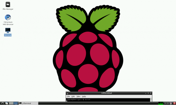 Desktop environment on the Raspberry Pi